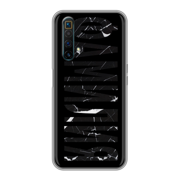 Силиконовый чехол на Realme X3 SuperZoom с принтом ФАМИЛИЯ