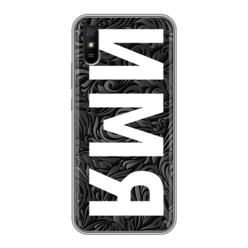Силиконовый чехол на Xiaomi RedMi 9A с принтом ИМЯ