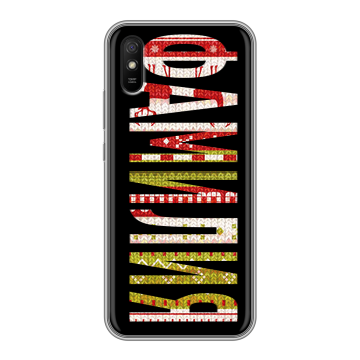 Силиконовый чехол на Xiaomi RedMi 9A с принтом ФАМИЛИЯ