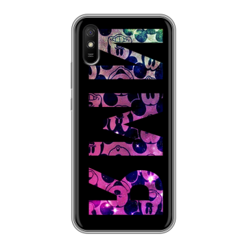 Силиконовый чехол на Xiaomi RedMi 9A с принтом ИМЯ