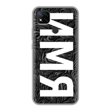 Силиконовый чехол на Xiaomi RedMi 9C с принтом ИМЯ