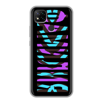 Силиконовый чехол на Xiaomi RedMi 9C с принтом ФАМИЛИЯ
