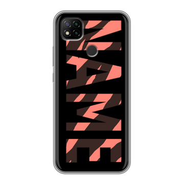 Силиконовый чехол на Xiaomi RedMi 9C с принтом NAME