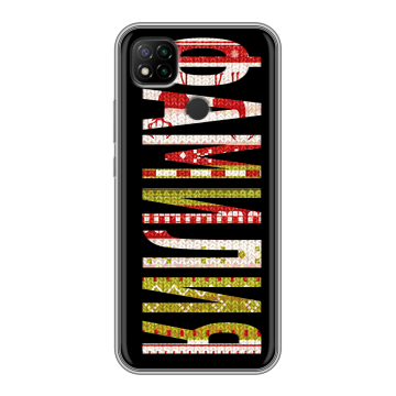 Силиконовый чехол на Xiaomi RedMi 9C с принтом ФАМИЛИЯ