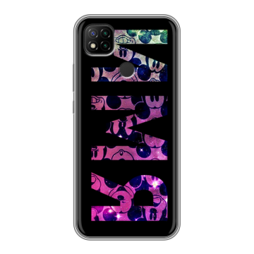 Силиконовый чехол на Xiaomi RedMi 9C с принтом ИМЯ