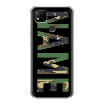 Силиконовый чехол на Xiaomi RedMi 9C с принтом NAME