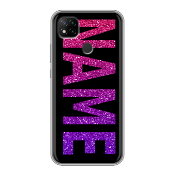 Силиконовый чехол на Xiaomi RedMi 9C с принтом NAME