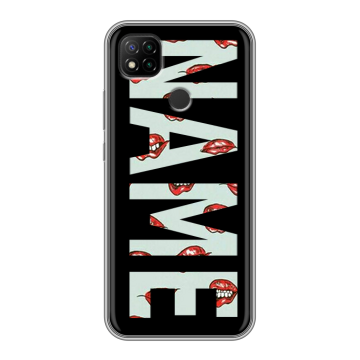 Силиконовый чехол на Xiaomi RedMi 9C с принтом NAME