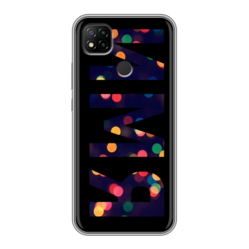 Силиконовый чехол на Xiaomi RedMi 9C с принтом ИМЯ