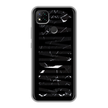 Силиконовый чехол на Xiaomi RedMi 9C с принтом ФАМИЛИЯ
