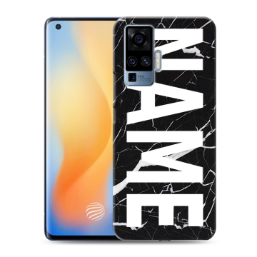 Силиконовый чехол на Vivo X50 Pro с принтом NAME