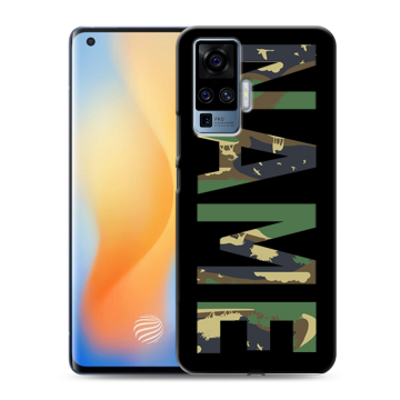Силиконовый чехол на Vivo X50 Pro с принтом NAME
