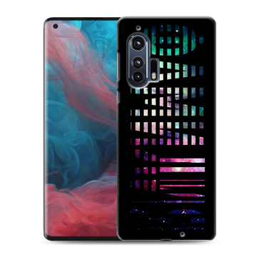 Силиконовый чехол на Motorola Edge Plus с принтом ФАМИЛИЯ