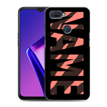 Силиконовый чехол на OPPO A12 с принтом NAME