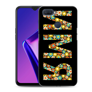 Силиконовый чехол на OPPO A12 с принтом ИМЯ