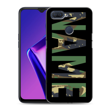 Силиконовый чехол на OPPO A12 с принтом NAME