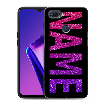 Силиконовый чехол на OPPO A12 с принтом NAME