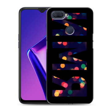Силиконовый чехол на OPPO A12 с принтом ИМЯ