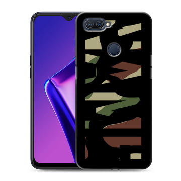 Силиконовый чехол на OPPO A12 с принтом NAME