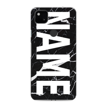 Силиконовый чехол на Google Pixel 4a с принтом NAME