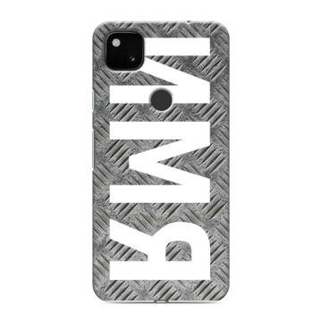 Силиконовый чехол на Google Pixel 4a с принтом ИМЯ