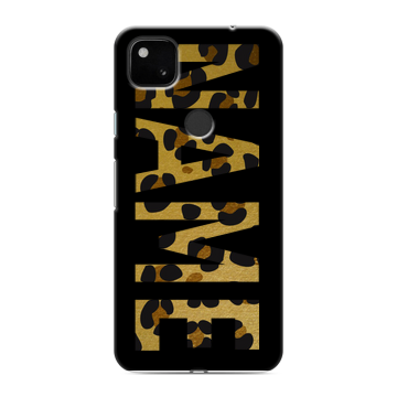 Силиконовый чехол на Google Pixel 4a с принтом NAME