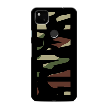 Силиконовый чехол на Google Pixel 4a с принтом NAME