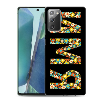 Силиконовый чехол на Samsung Galaxy Note 20 с принтом ИМЯ
