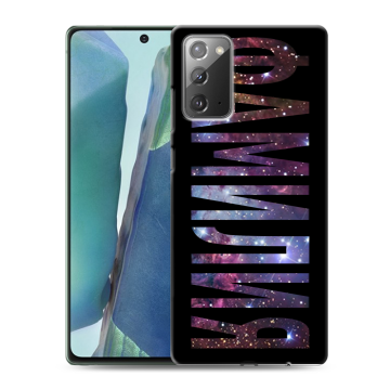 Силиконовый чехол на Samsung Galaxy Note 20 с принтом ФАМИЛИЯ