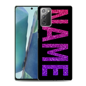 Силиконовый чехол на Samsung Galaxy Note 20 с принтом NAME