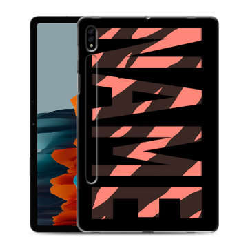 Силиконовый чехол на Samsung Galaxy Tab S7 с принтом NAME