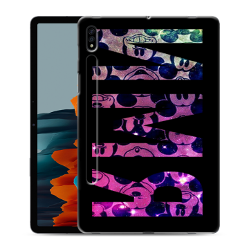 Силиконовый чехол на Samsung Galaxy Tab S7 с принтом ИМЯ