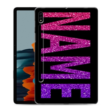 Силиконовый чехол на Samsung Galaxy Tab S7 с принтом NAME
