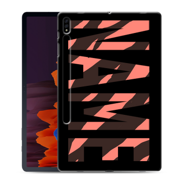 Силиконовый чехол на Samsung Galaxy Tab S7 Plus с принтом NAME