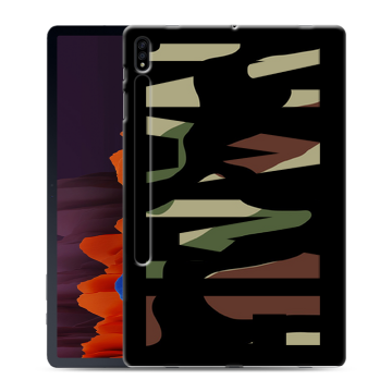 Силиконовый чехол на Samsung Galaxy Tab S7 Plus с принтом NAME