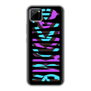 Силиконовый чехол на Realme C11 с принтом ФАМИЛИЯ