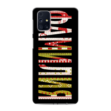 Силиконовый чехол на Samsung Galaxy M31s с принтом ФАМИЛИЯ