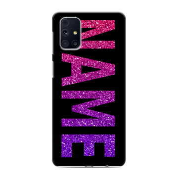Силиконовый чехол на Samsung Galaxy M31s с принтом NAME