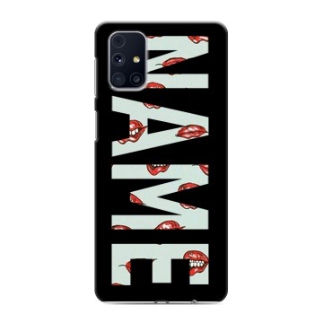 Силиконовый чехол на Samsung Galaxy M31s с принтом NAME