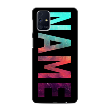 Силиконовый чехол на Samsung Galaxy M31s с принтом NAME
