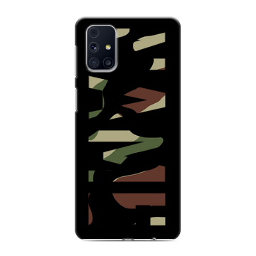 Силиконовый чехол на Samsung Galaxy M31s с принтом NAME
