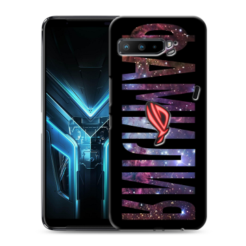 Силиконовый противоударный чехол на ASUS ROG Phone 3 с принтом ФАМИЛИЯ