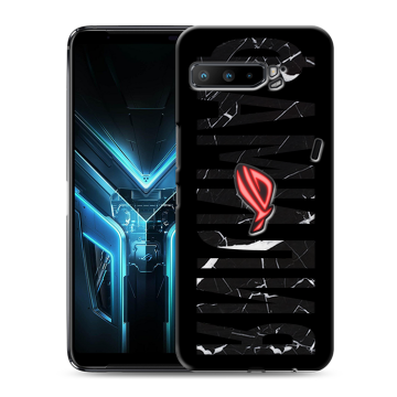 Силиконовый противоударный чехол на ASUS ROG Phone 3 с принтом ФАМИЛИЯ