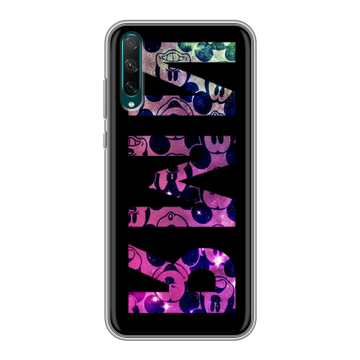 Силиконовый чехол на Huawei Honor 30i с принтом ИМЯ
