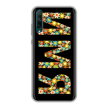 Силиконовый чехол на Huawei Honor 30i с принтом ИМЯ