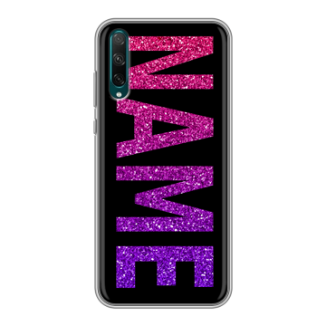 Силиконовый чехол на Huawei Honor 30i с принтом NAME