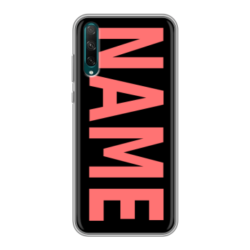 Силиконовый чехол на Huawei Honor 30i с принтом NAME