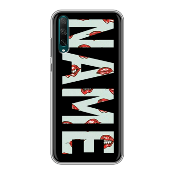 Силиконовый чехол на Huawei Honor 30i с принтом NAME