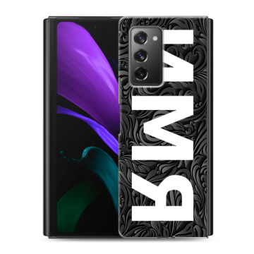 Пластиковый чехол на Samsung Galaxy Z Fold 2 с принтом ИМЯ