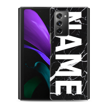 Пластиковый чехол на Samsung Galaxy Z Fold 2 с принтом NAME